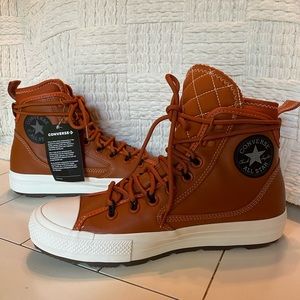 Leather converse chuck taylors